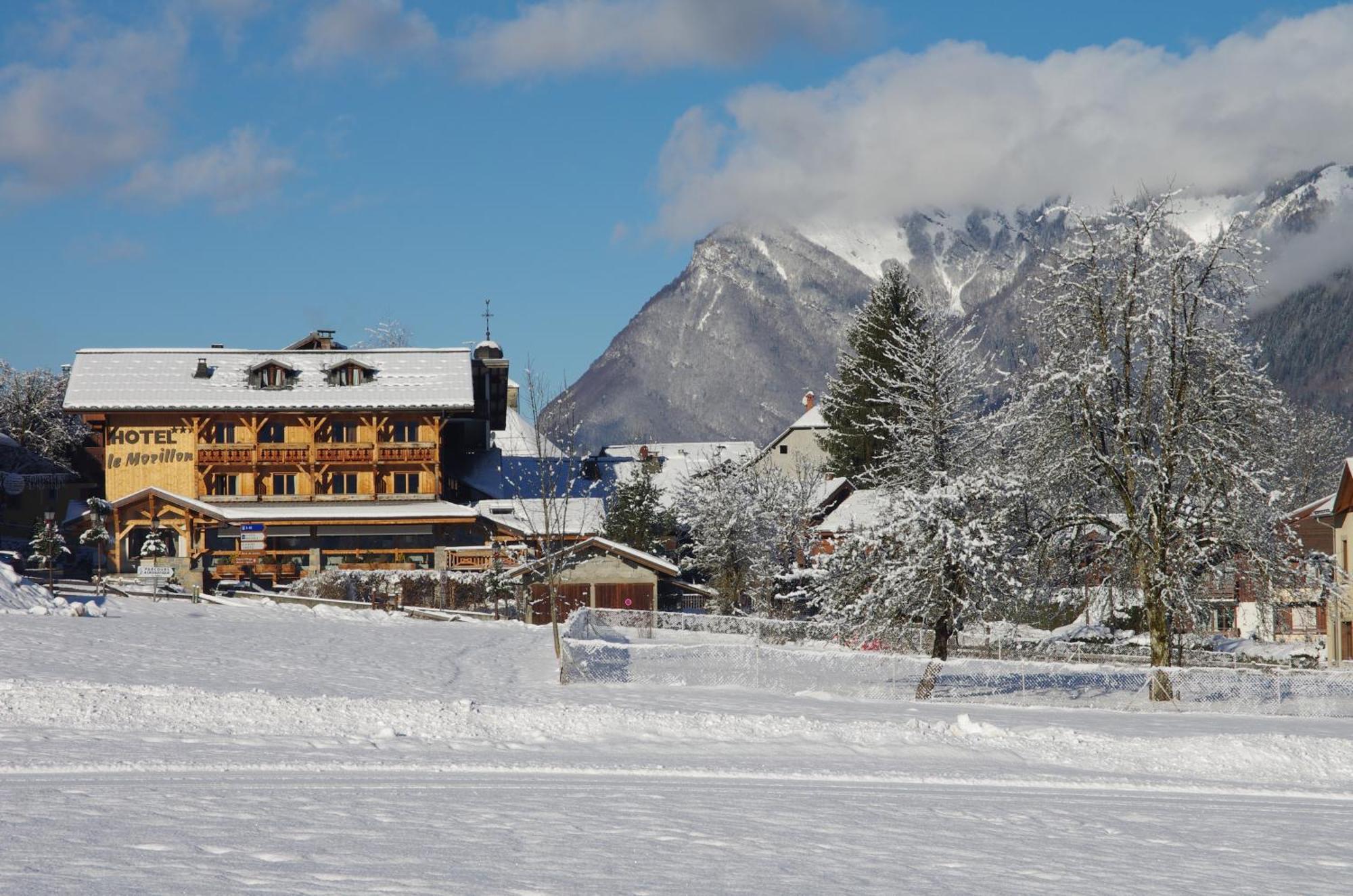 Hotel-Spa Le Morillon Charme & Caractere ภายนอก รูปภาพ